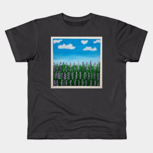 Lavender Fields Forever Kids T-Shirt by Shelly9790